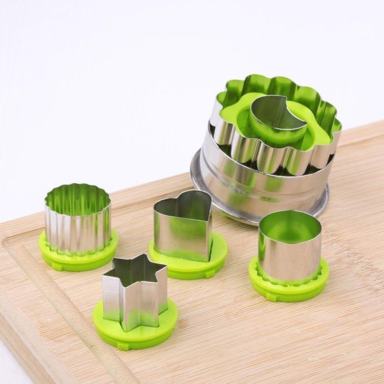 5 in 1 Stainless Steel Fruits Vegetables Cutting Embossed Dies Butterfly Patch Embossed Printing Creative Cut Tools