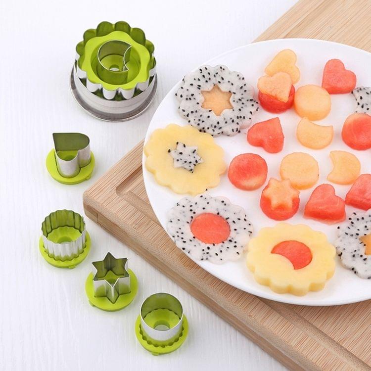 5 in 1 Stainless Steel Fruits Vegetables Cutting Embossed Dies Butterfly Patch Embossed Printing Creative Cut Tools