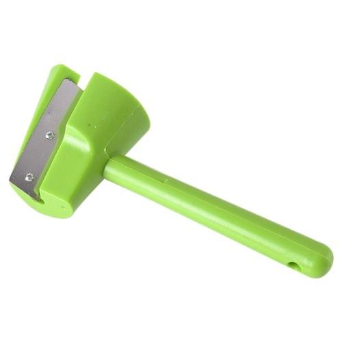 Plastic Vegetable Cutter Spiral Slicer Peeler Fruits Device Kitchen Gadget(Green)