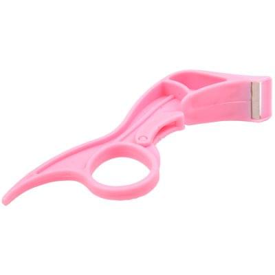 Stainless Steel Blade Plastic Handle Creative Peeler Rotating Style Fruit Knife (Random Color Delivery)