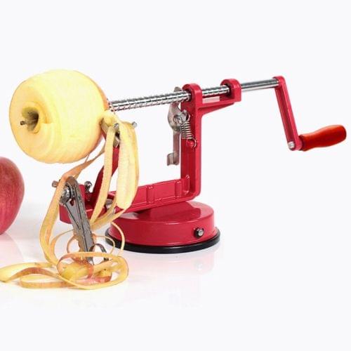 3 in 1 Multi Functional Fruit Peeling And Slicing Stoning Machine(Red)