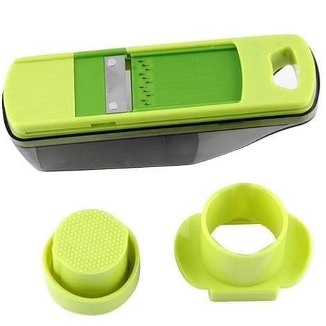 Multi-function Garlic Shredder Vegetable Grater Slicer Peeler with Storage Box