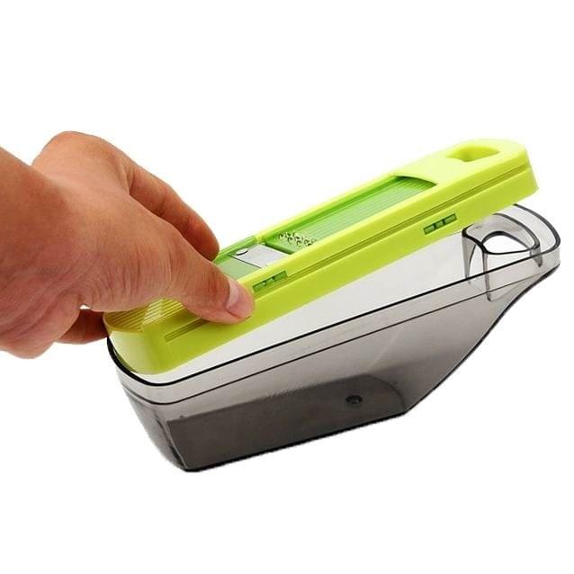 Multi-function Garlic Shredder Vegetable Grater Slicer Peeler with Storage Box