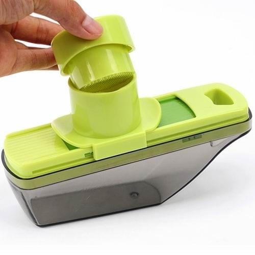 Multi-function Garlic Shredder Vegetable Grater Slicer Peeler with Storage Box
