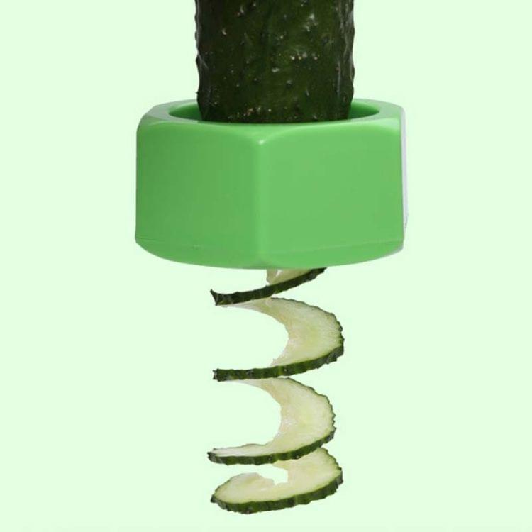 Creative Multi-purpose Vegetable Cutter Screw Cucumber Slicer Peeler Fruit Spiralizer Random color