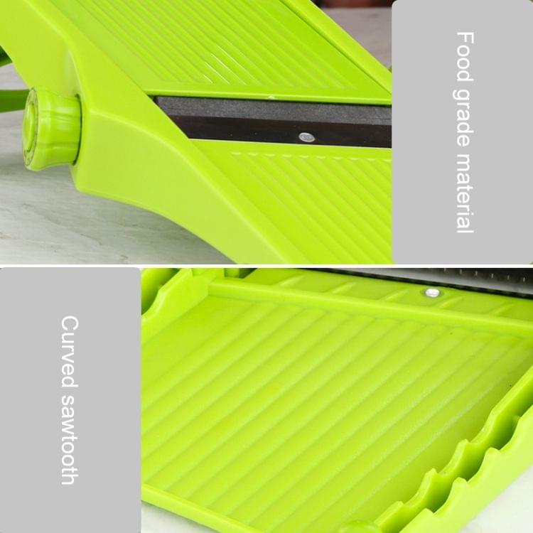 C320 Multifunctional Household Kitchen Vegetables Cutter Potato Grater (Green)