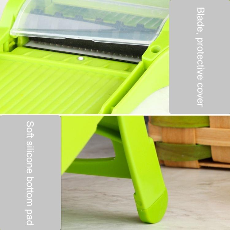C320 Multifunctional Household Kitchen Vegetables Cutter Potato Grater (Green)