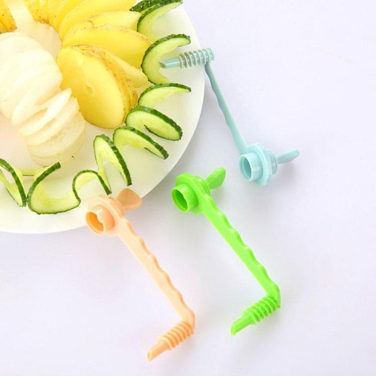 Carrot Spiral Slicer Vegetable Potato Cutter(Green)