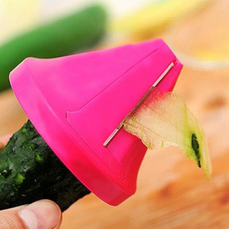 2 PCS 3 in 1 Multifunctional Environmental Friendly Kitchen Utensil Grater Fruit Vegetable Spiral Slicer, Random Color Delivery