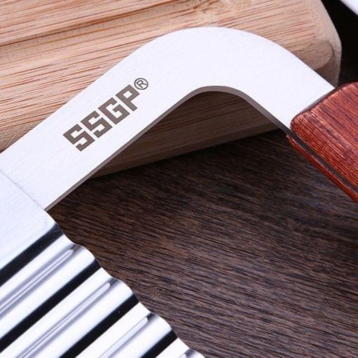 SSGP Stainless Steel Fruits Vegetables Wave Shaped Cutting Creative Cut Tool