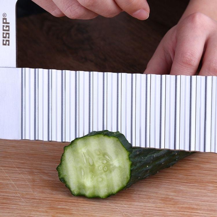 SSGP Stainless Steel Fruits Vegetables Wave Shaped Cutting Creative Cut Tool