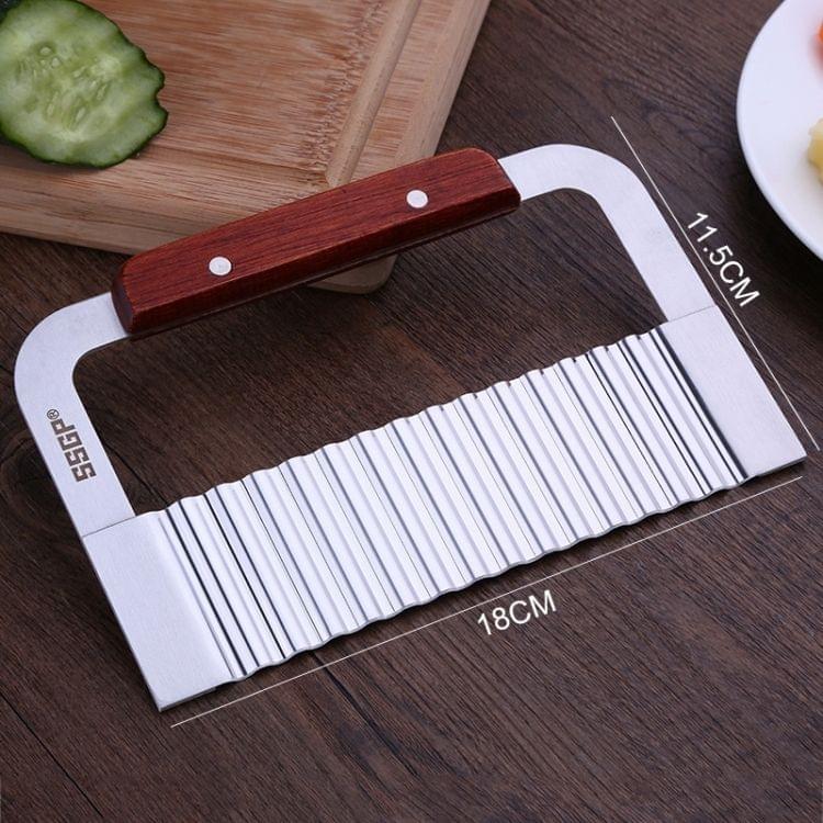 SSGP Stainless Steel Fruits Vegetables Wave Shaped Cutting Creative Cut Tool