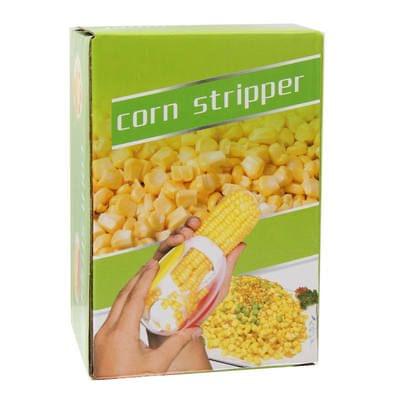 Kitchen Cooking Corn Peeler Stripper Shaver Knife (Red)