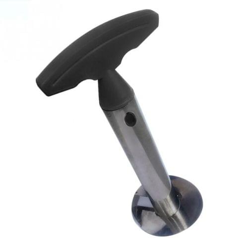 2 PCS Stainless Steel Pineapple Peeler Slicers Fruit Cutter Kitchen Tools(Black handle)