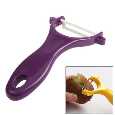 T Shaped Ceramic Skin Peeler with Durable ABS Handle, Randow Color Delivery