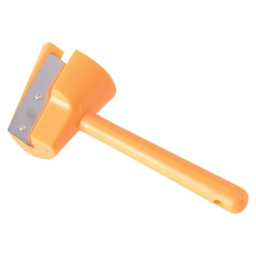 Plastic Vegetable Cutter Spiral Slicer Peeler Fruits Device Kitchen Gadget(Orange)
