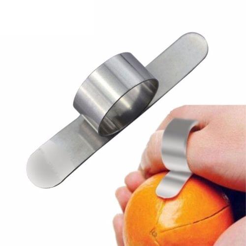 5 PCS Stainless Steel Finger Open Orange Peeler Parer Tool