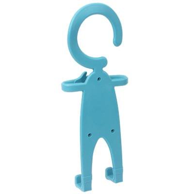 Creativity Fashion Multifunction  Person Shape Fold Hook Hanger for iPhone (Blue)
