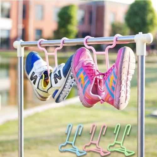 2PCS Stand / Hang Style 11-19cm Kid Shoe Rack, Random Color Delivery
