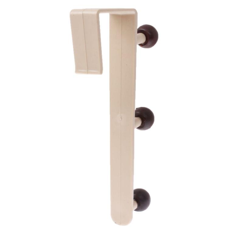 Practical Wooden F Style Hanger / Removable Door Clothes Hook Rack (2pcs in one packaging, the price is for 2pcs)