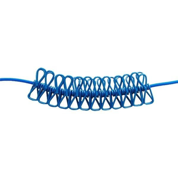 Outdoor Travel Home Adjustable Laundry Clothes Line Washing Drying Line Hanger with 12 Clips for Shawl Socks Underwear