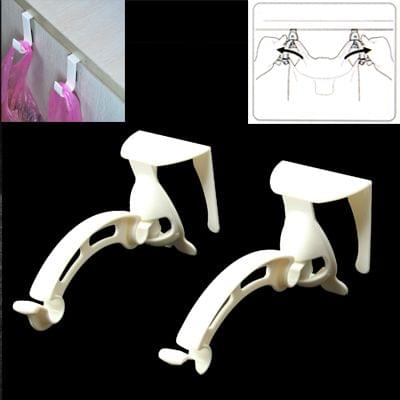 Door Back Garbage Bag Hook Hanger Foldable Door Hook Bag Holder