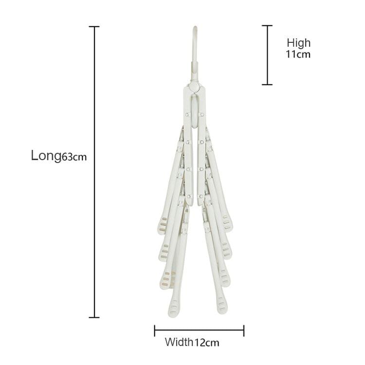 Multi-function Rotating Rack Foldable Hanger Holder Plastic Type Storage Home Organization Tool