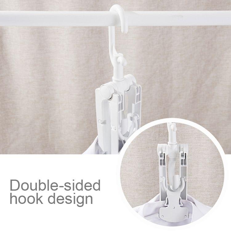 Multi-function Rotating Rack Foldable Hanger Holder Plastic Type Storage Home Organization Tool