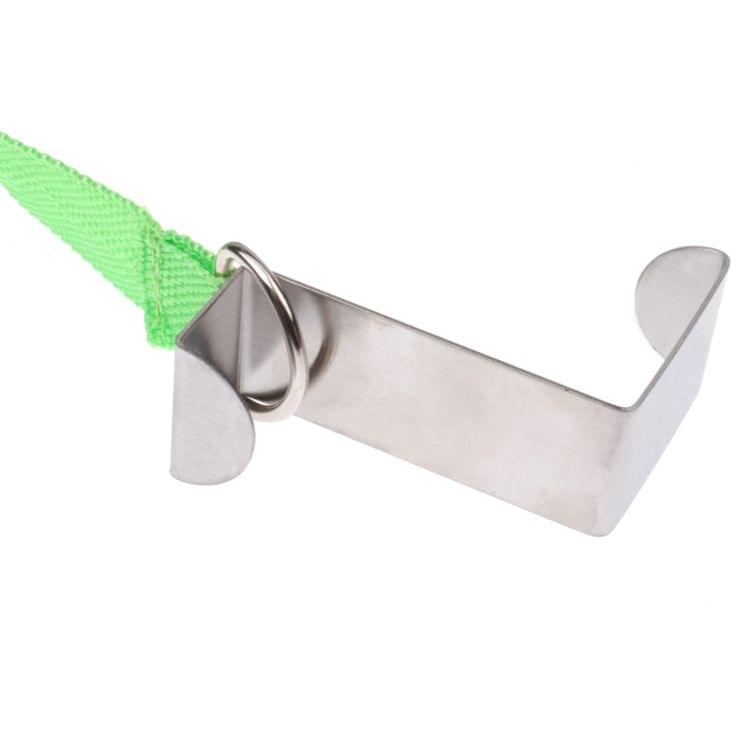 Adjustable Door Back Hook Belt with Scale (Green)