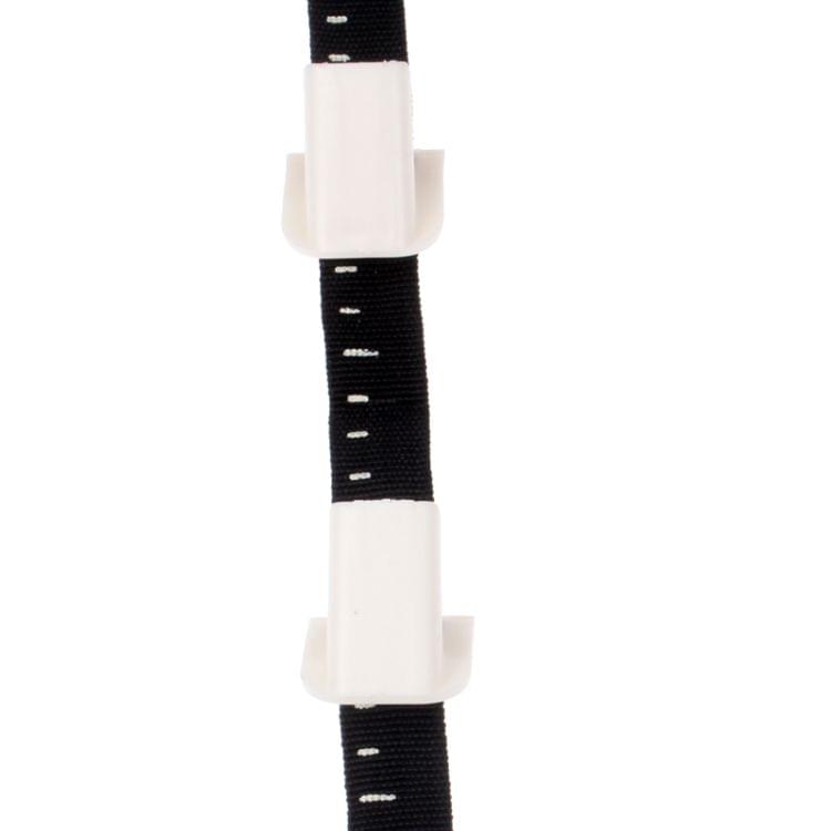 Adjustable Door Back Hook Belt with Scale (Black)