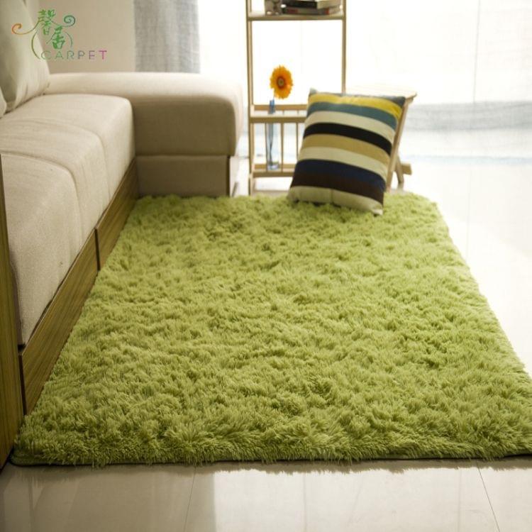 Shaggy Carpet for Living Room Home Warm Plush Floor Rugs fluffy Mats Kids Room Faux Fur Area Rug, Size:80x200cm(Grass Green)