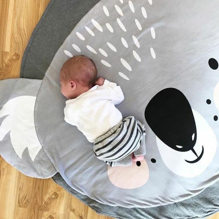 Baby Infant Play Mats Kids Crawling Carpet Floor Rug Baby Bedding Rabbit Blanket Cotton Game Pad Children Room Decor(Koala)