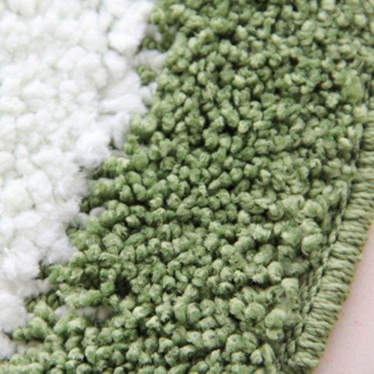 Foot-shaped Non Slip Shaggy Soft Water Absorption Bedroom Bathroom Carpet Mat, Size: 40x60cm(Red)