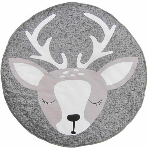 Baby Infant Play Mats Kids Crawling Carpet Floor Rug Baby Bedding Rabbit Blanket Cotton Game Pad Children Room Decor(Deer)