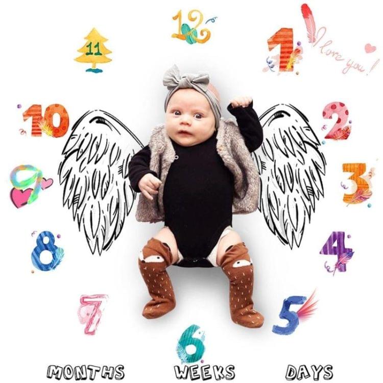 DIY Children Photo Props Photography Cloth Baby Photo Carpet(Balloon)