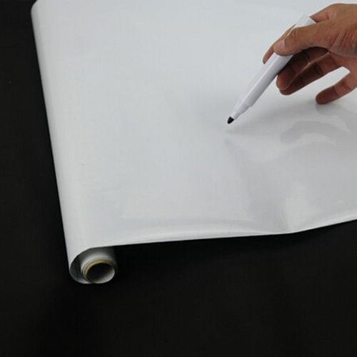 PVC Wall Whiteboard with Free Marker Pen Size: 45x200cm