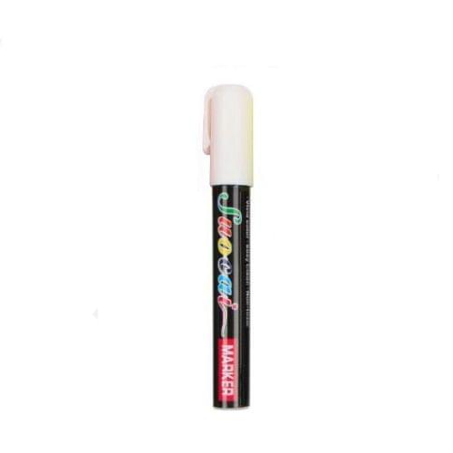 Highlighter Chalk Marker Pens For School Art Painting Pen(White 3mm)