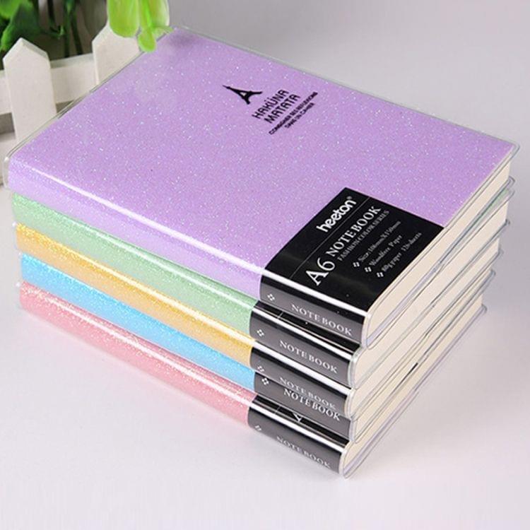 Creative Simple Design Colorful Fashion Gum Cover A6 Diary Notebook (White)