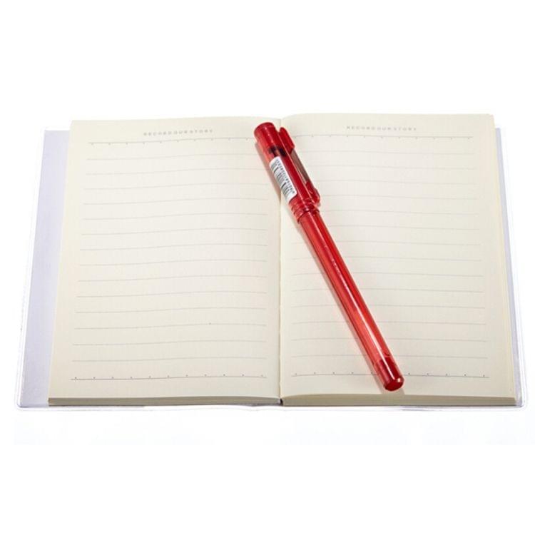 Creative Simple Design Colorful Fashion Gum Cover A6 Diary Notebook (White)