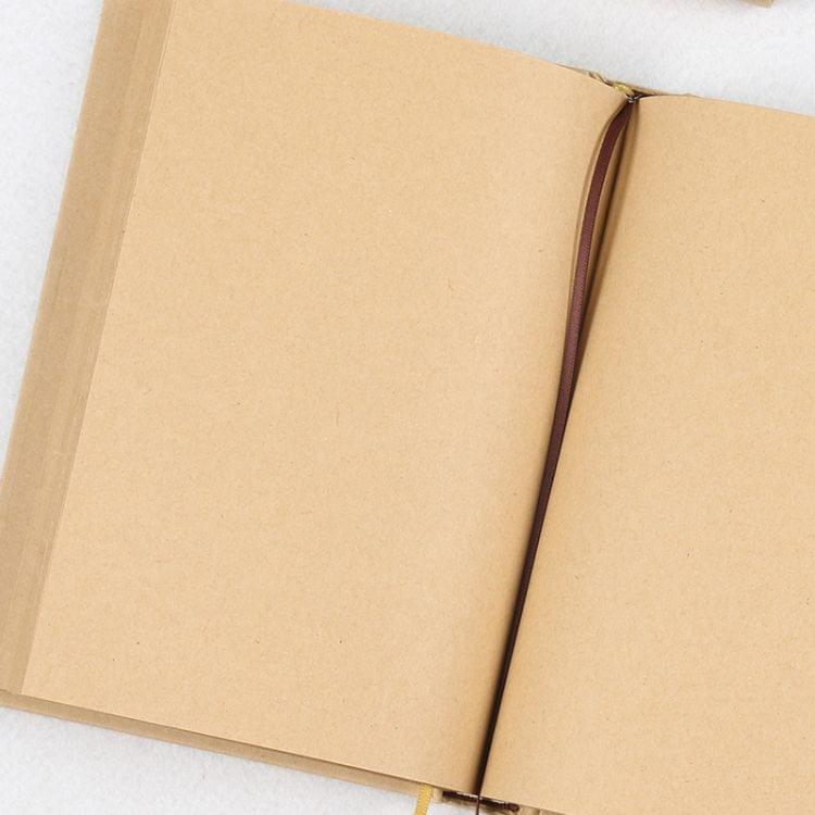 575360974670 Pure Kraft Paper Series Hardcover Notebook A5 Blank Inner Page Simple Notebook Stationery