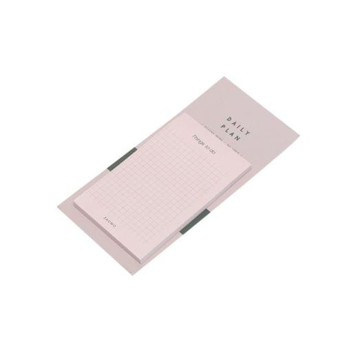 Daily Plan To Do List Weekly Monthly Memo Notepad Protable Notebook Travel Book Journal Stationery Gift(Beige)