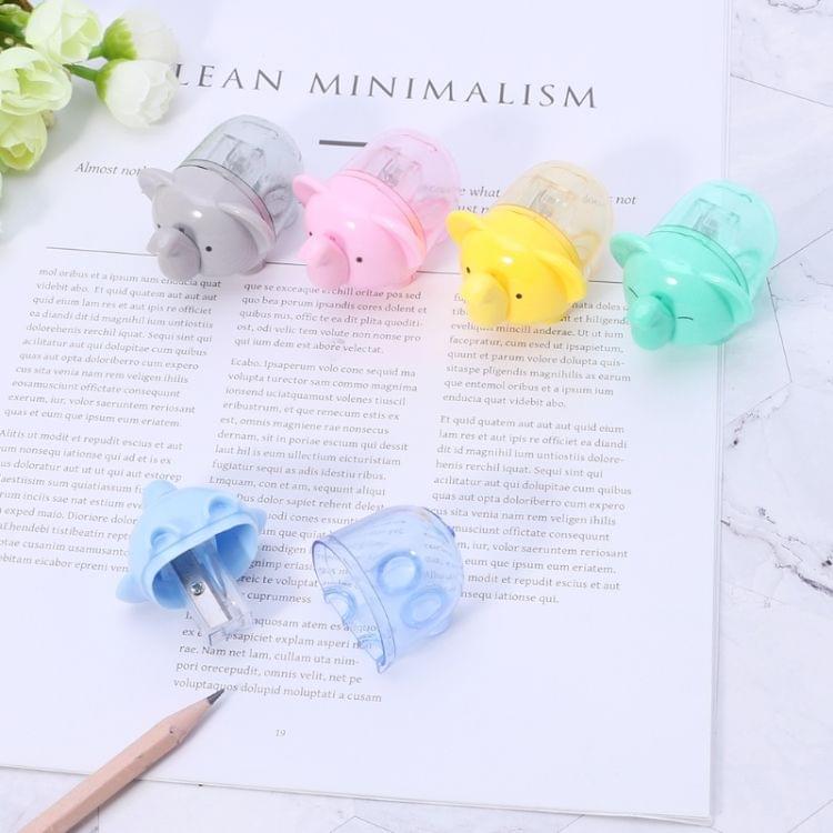 Kawaii Cartoon Elephant Shape Pencil Sharpener School Office Supply Stationery Gift, Random Color