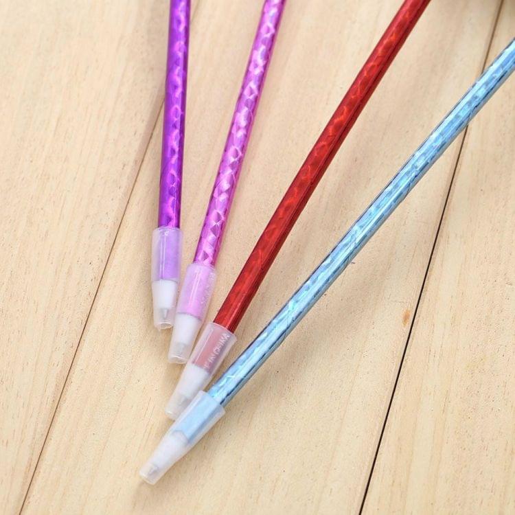 5 PCS Rose Flower Shape Ballpoint Pen Office Supplies Cute Love Girls Students Stationery, Random Color Delivery