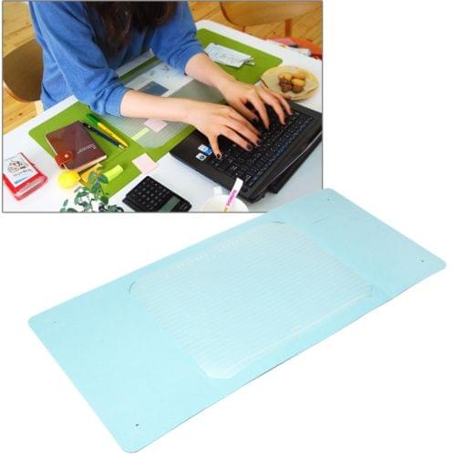 Multi-Functional Office / Home Desk Table Keyboard Mat(Blue)