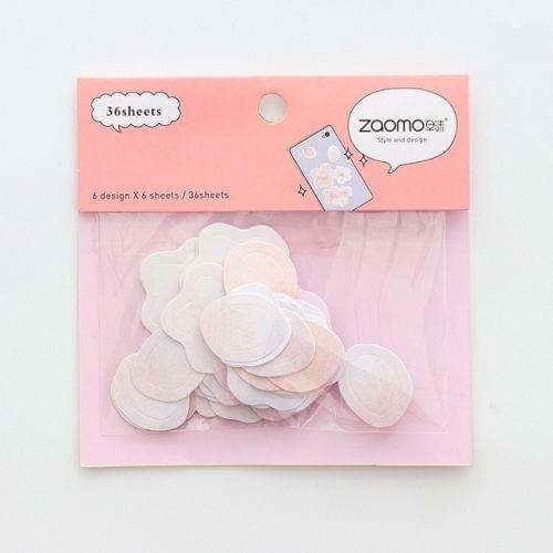 2 PCS Watercolor Adhesive Stickers Decorative Paper Creative Cute Stationery Sticker(Sakura Hand Account Sticker)