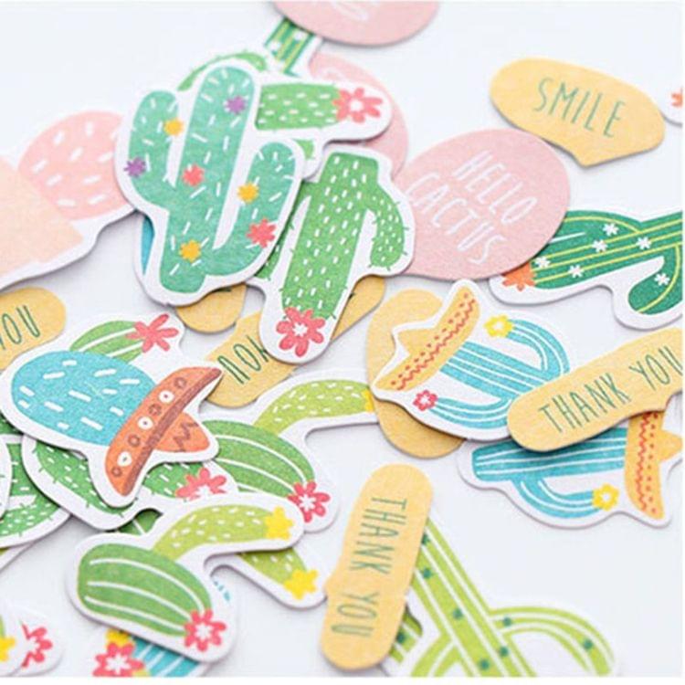2 PCS Watercolor Adhesive Stickers Decorative Paper Creative Cute Stationery Sticker(Sakura Hand Account Sticker)