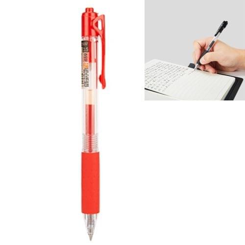 12 in 1 0.5mm Press Type Gel Pen Unisex Pen Set, Ink Color: Red(Red)