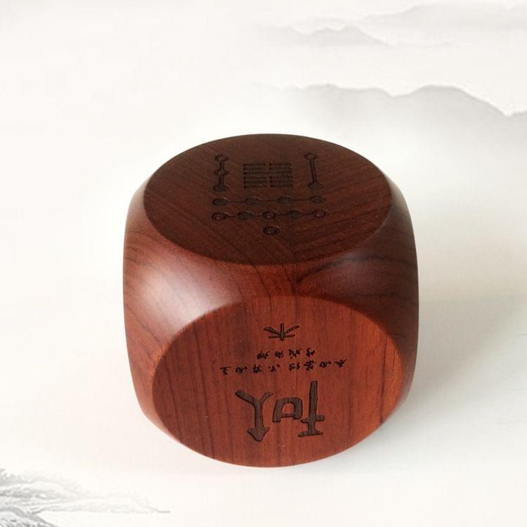 Solid Wood Business Office Artware Rosewood Pen Container,Size:7x7x7cm