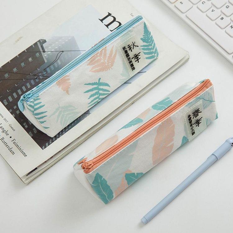 Stationery Canvas Pencil Case school Pencil Bag School Office School Supplies Pencils Writing Supplies Gift(Spring)