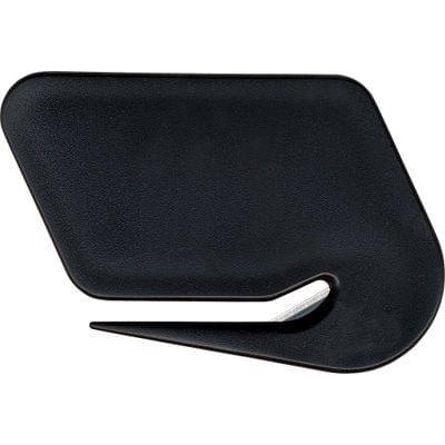 Plastic Mini Letter Knife Letter Mail Envelope Opener Safety Paper Guarded Cutter Blade Office Equipment(Black)